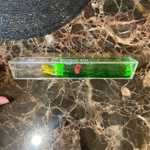 Ruler With Swimming Fish Inside! - Picture 1 of 6